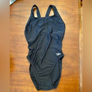 Speedo Swimsuit PowerFLEX Eco Black One piece Size 6/32 Medium